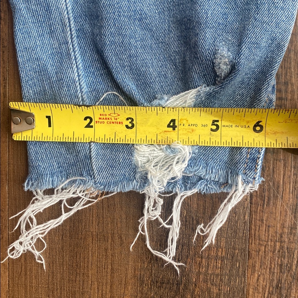 Aeropostale Women's Straight mom Leg Jeans - Medium Blue - Picture 8 of 10